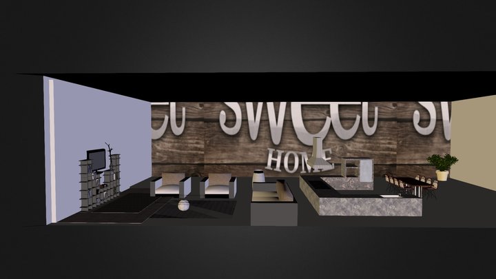 Allyâs Home sweet Home 3D Model