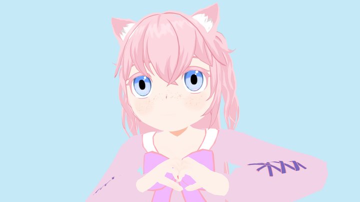 Sofia Butterfly Vtuber 3D Model