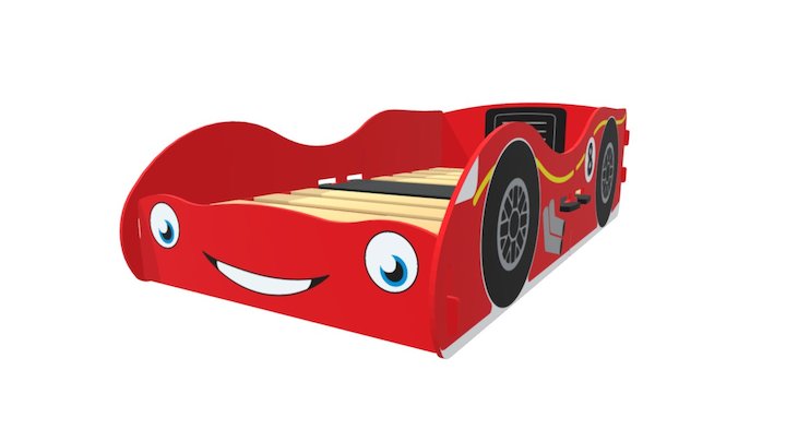 Racing Car Junior Bed 3D Model