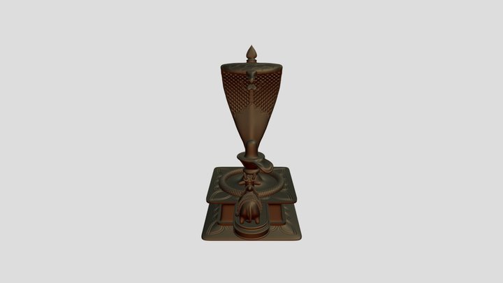 Ancient Shiv Linga 3D Model