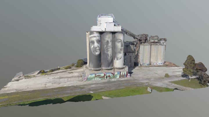 Fyansford Silos Geelong 3D Model
