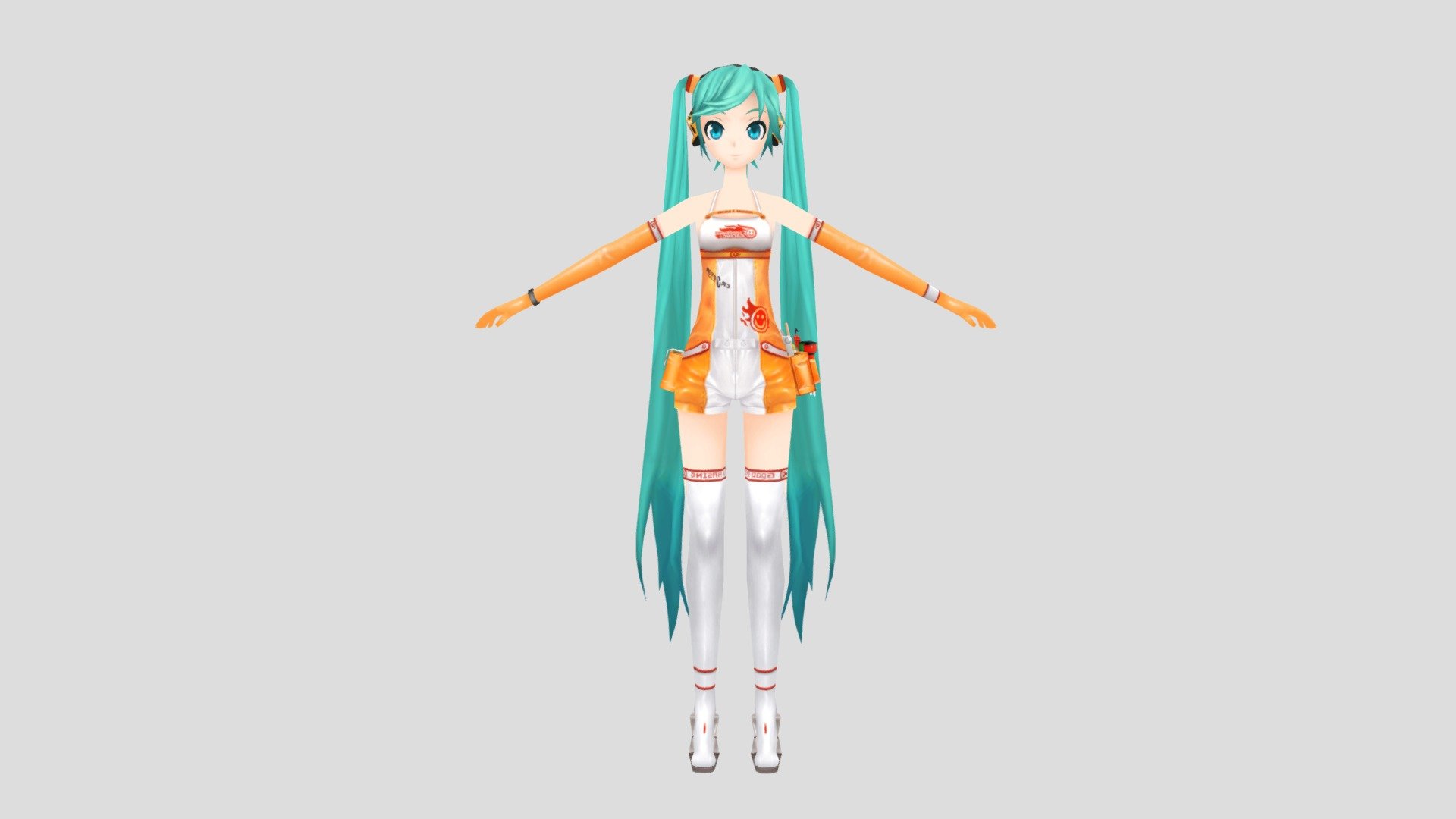 Hatsune Miku Racing Miku 2010 Download Free 3d Model By 雨宮レン Oscar3dmodel 51d4857 Sketchfab 5138