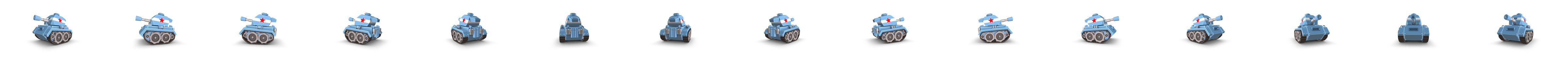 Tiny Tank - 4 colours | 3D model