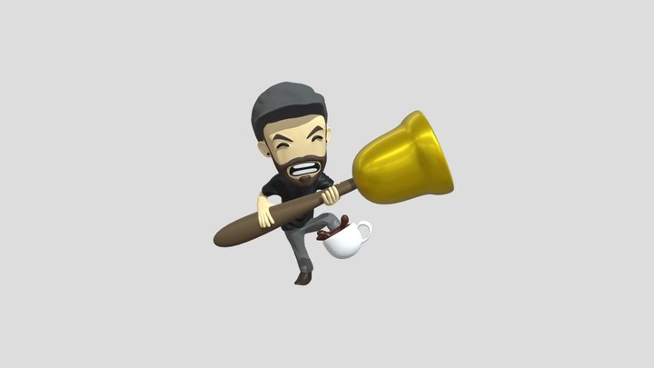 Jacksepticeye V2 Youtooz 3D Model