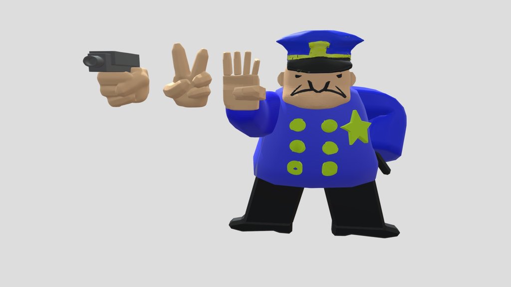 UtubeTrollPolice Officer (UTTP) 3D