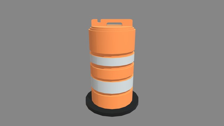 Big Traffic Pole 3D Model