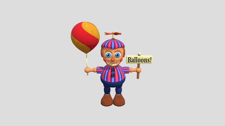 Balloon Boy / FNaF AR: Special Delivery 3D Model