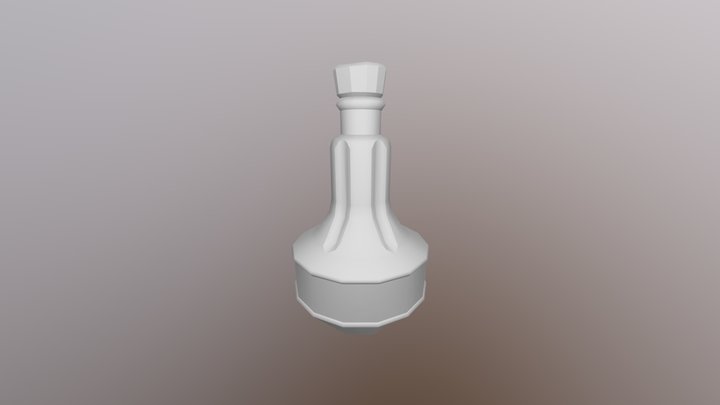 Whiskey Bottle 3D Model