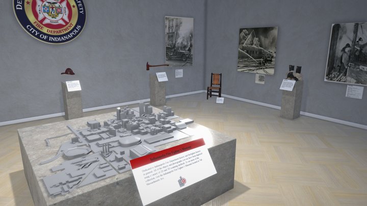 3D Fire House Museum Exhibit – Modello 3D gratuito STL