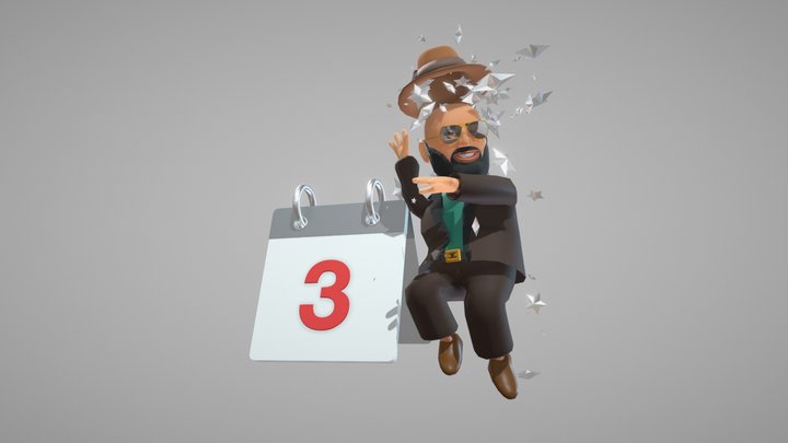 Я календарь переверну и снова 3 сентября – Modello 3D gratuito STL