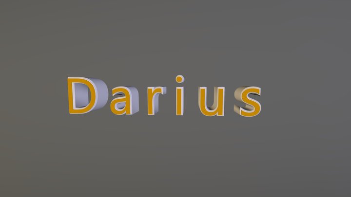 Darius_1.3ds 3D Model