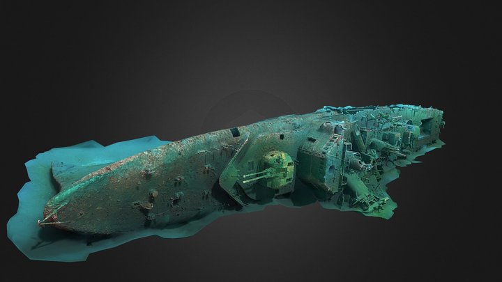 HMCS Yukon Dive 5 3D Model