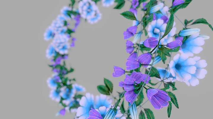 Spring Flowers 2 3D Model