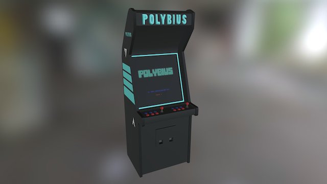 Polybius Arcade Machine 3D Model