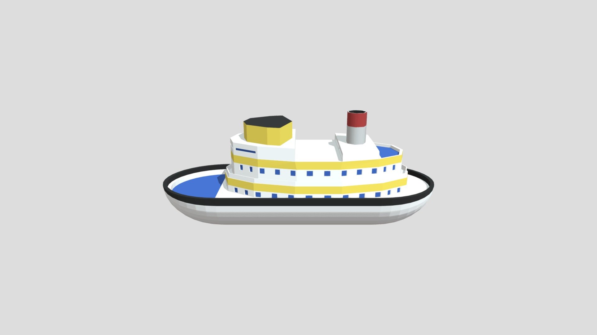 Cruise ship from Poly by Google