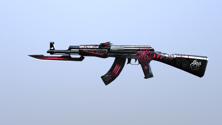 Ak47 Spider – Modello 3D gratuito STL