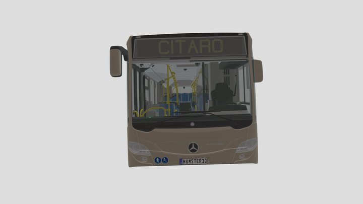 Mercedes- Benz Citaro 2 Turen (O530) HQ interior – Modelo 3D gratuito STL