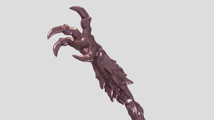 Dragon Staff - 3D Printing 3D Model