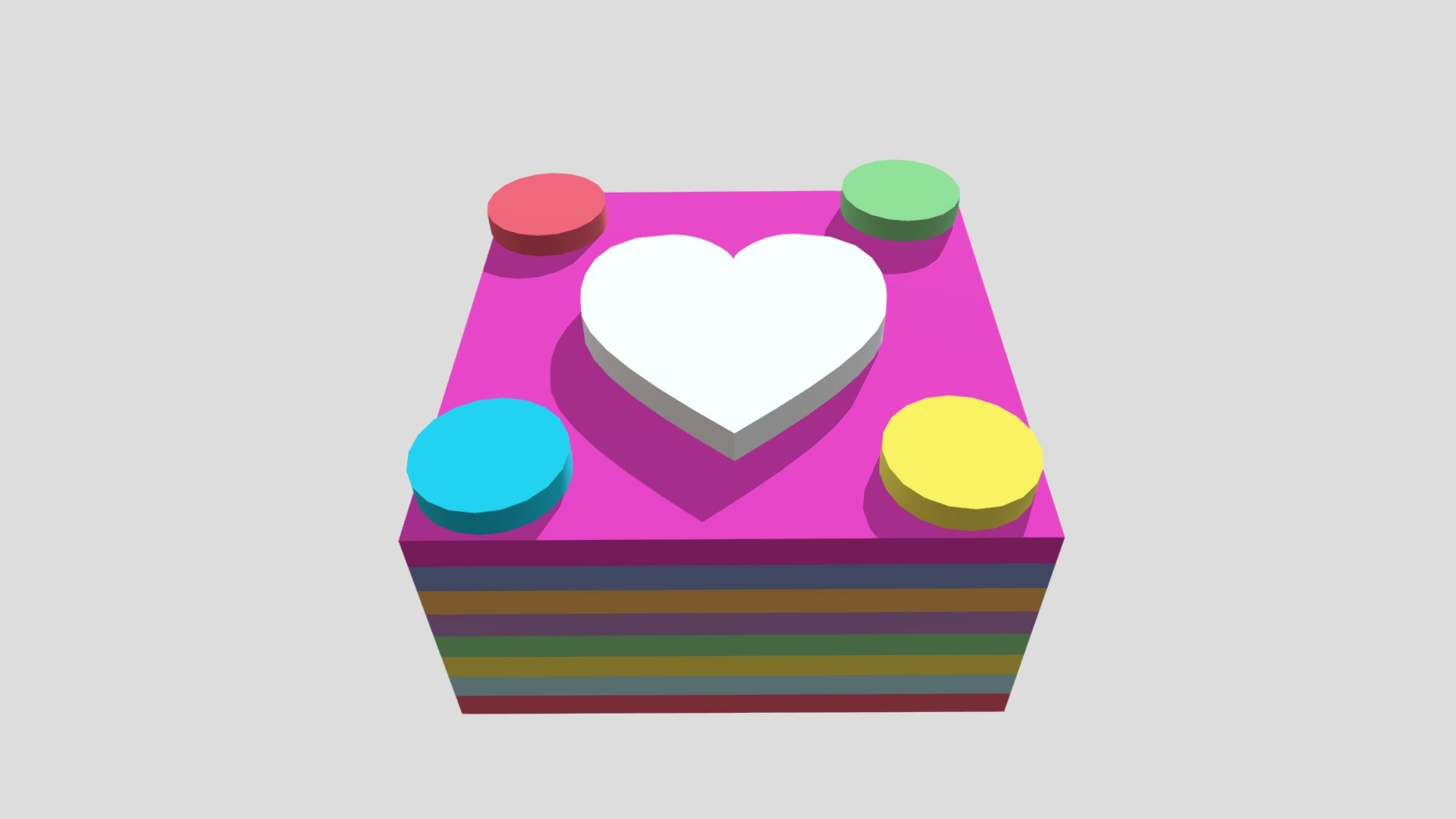 Rainbow Cake - Rusy