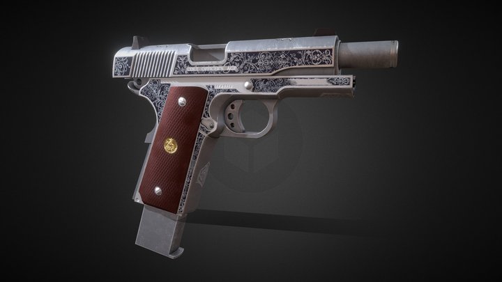 Colt M1911 3D Model
