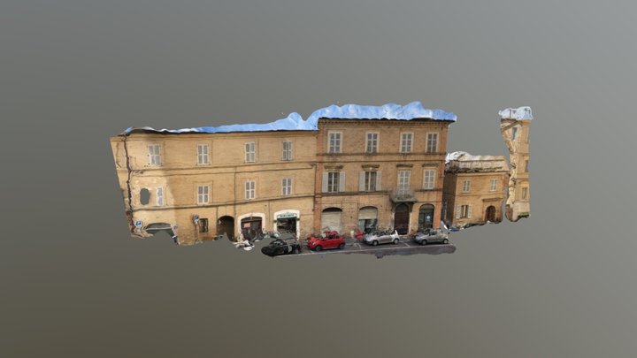 Palazzo su Corso Marconi 3D Model