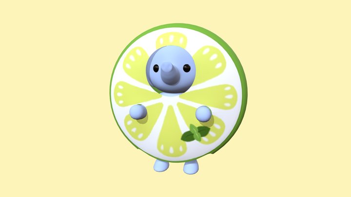 Sylvanian Families -  Lime Elephant – Free 3D Model STL
