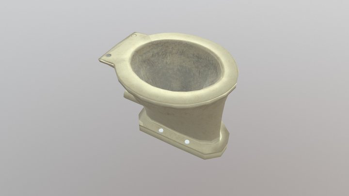 Toilet Low_res 3D Model