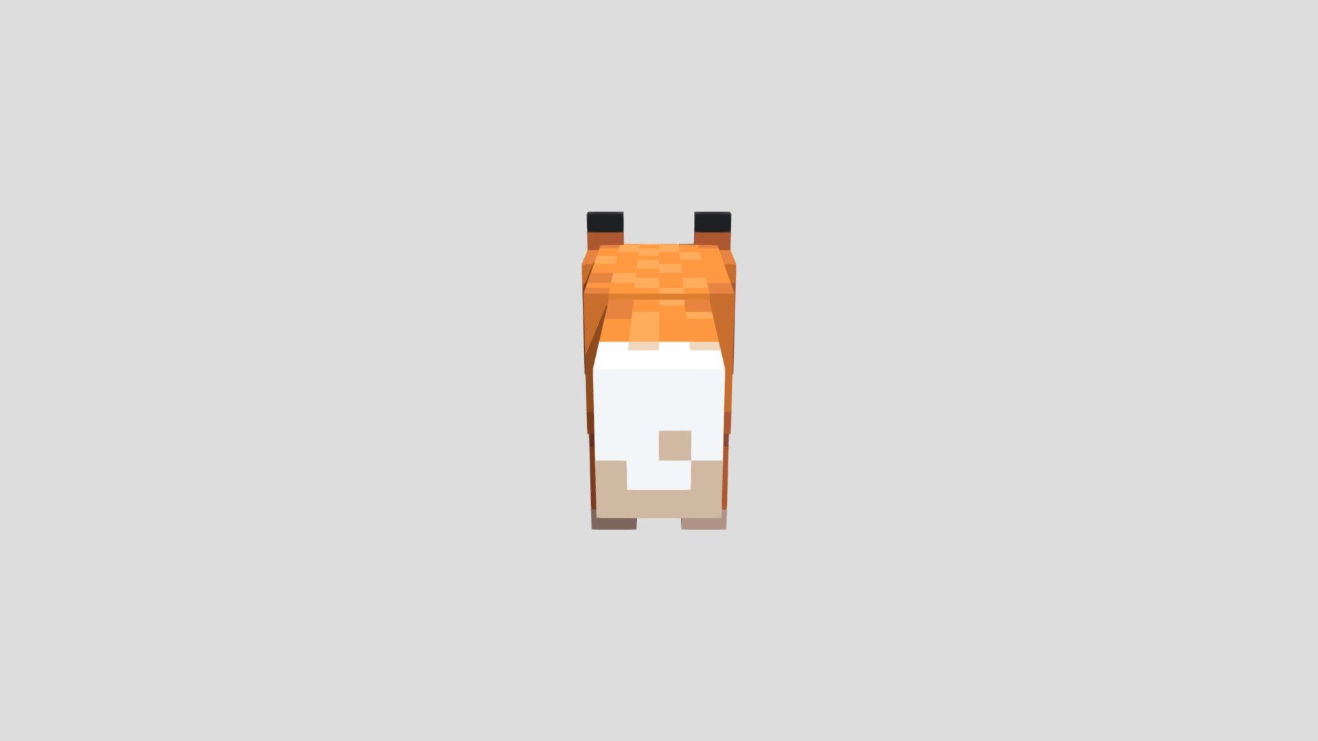 fox Minecraft - 3D model by Kingybu [51e233f] - Sketchfab
