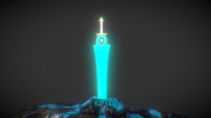 Sword Pedestal 3D Model