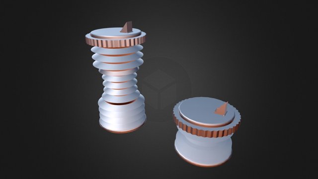 Krunch Bottle With Spout Cap (Update) 3D Model