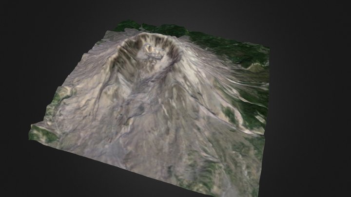 Mt. St. Helens 3D Model