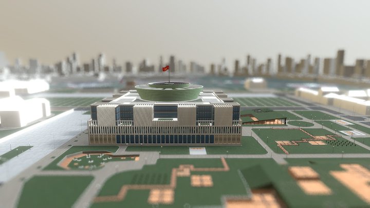Viet Nam National Assembly House 3D Model