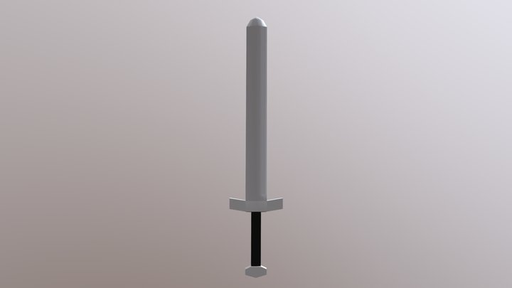 Espada Viking Primeiro Projeto 3D Model