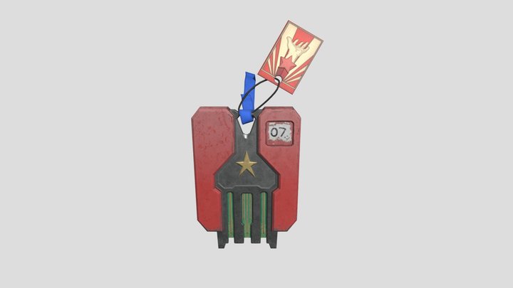 KeyCard 3D Model