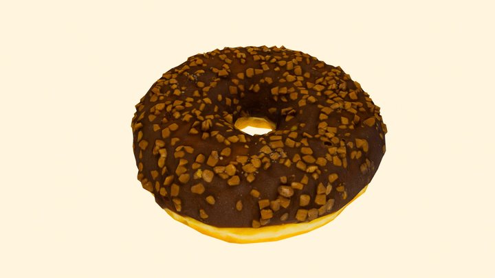 Chocolate donut – Modelo 3D gratuito STL