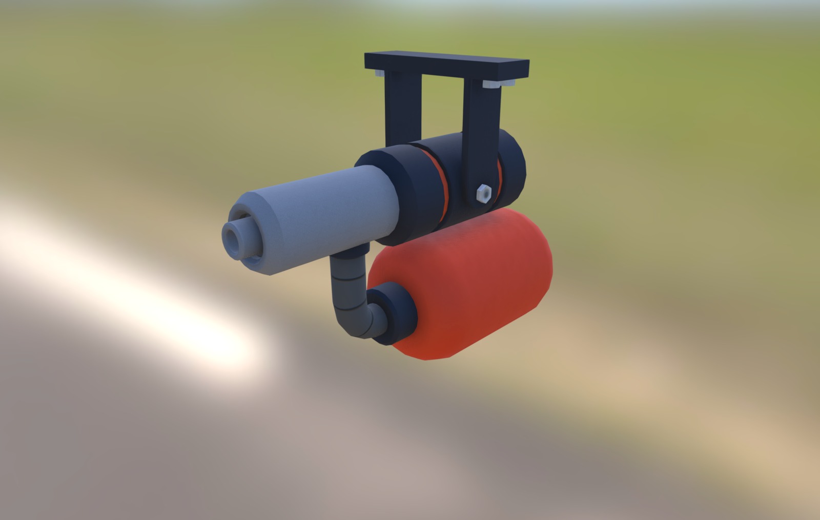 Paint Cannon 3D model by JRhodes (jarrett86) [51e682c] Sketchfab