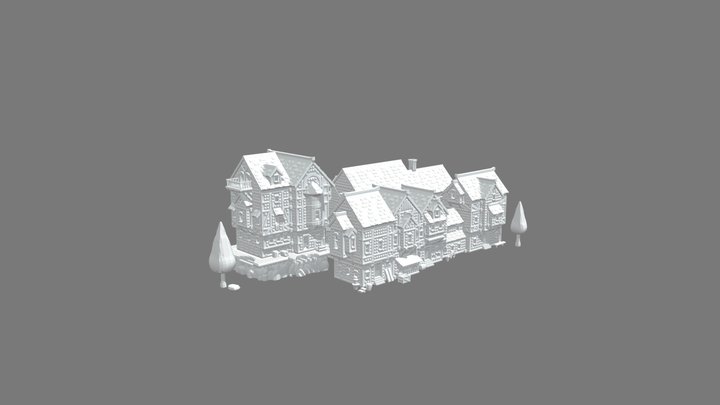 Huge Medieval House(Not Done) 3D Model