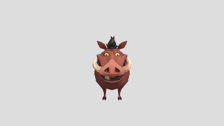Pumba_the_king_lion 3D Model