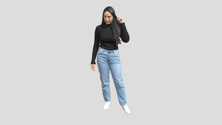 Casual Confidence In Black – Modello 3D gratuito STL