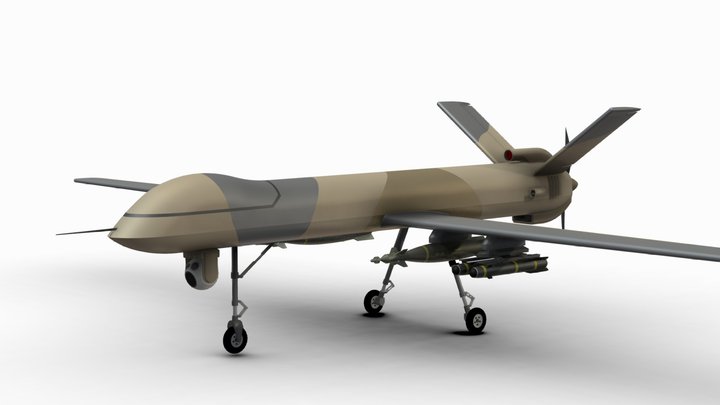 UAV Elang Hitam 3D Model