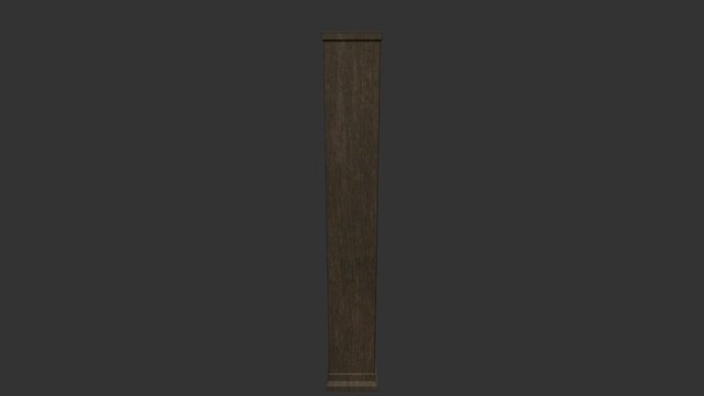 BookShelf_Single 3D Model