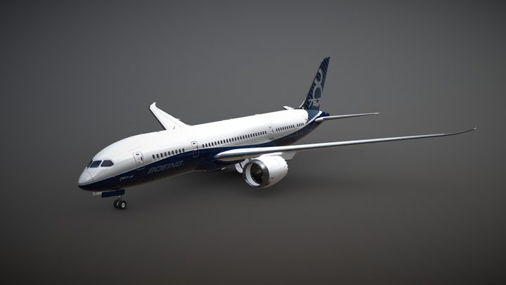 Boeing_787_8 3D Model