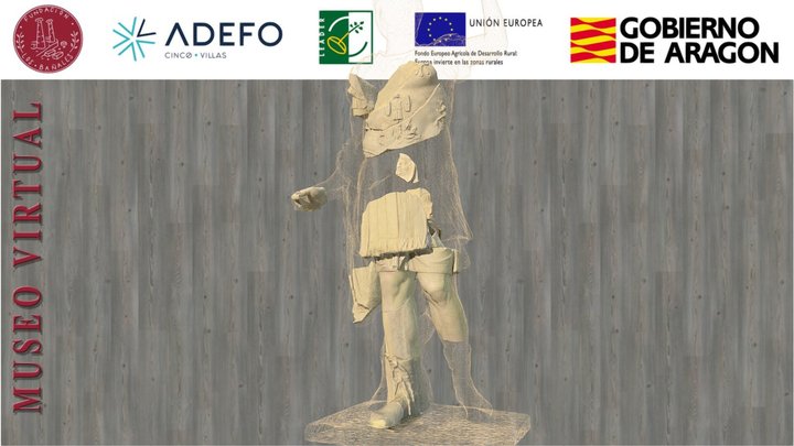 Estatua del emperador Domiciano (siglo I d.C.) 3D Model