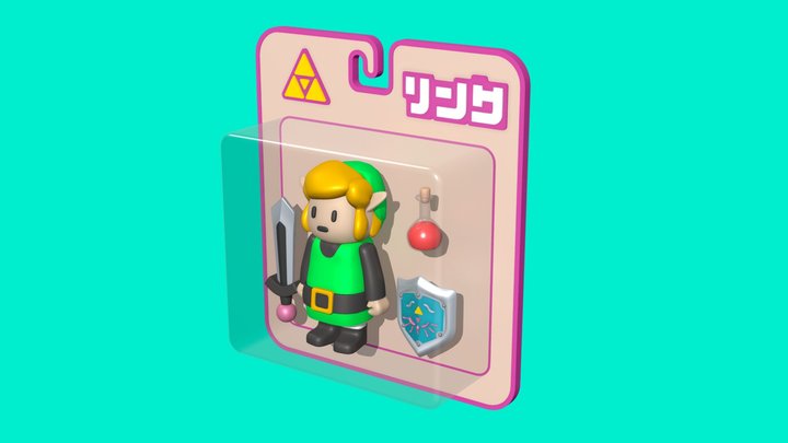 Zelda - Link Toy 3D Model
