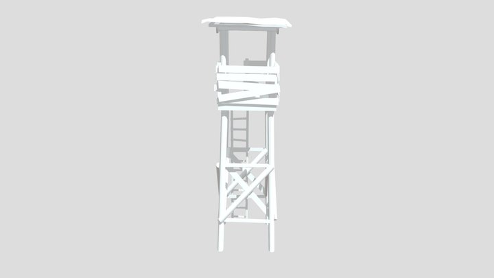 tour militaire obj. 3D Model