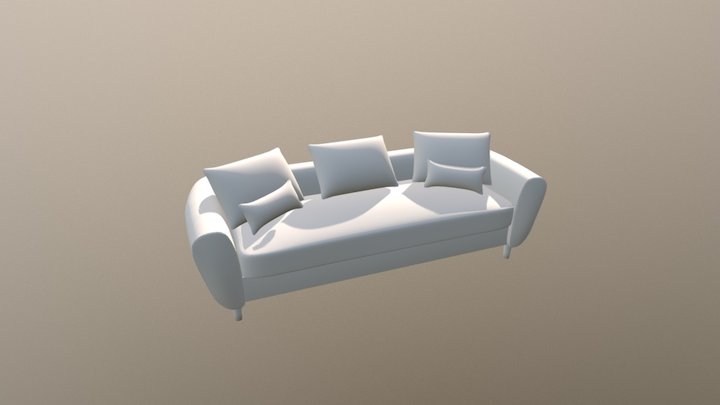 Sofa Model 3D 3D Model