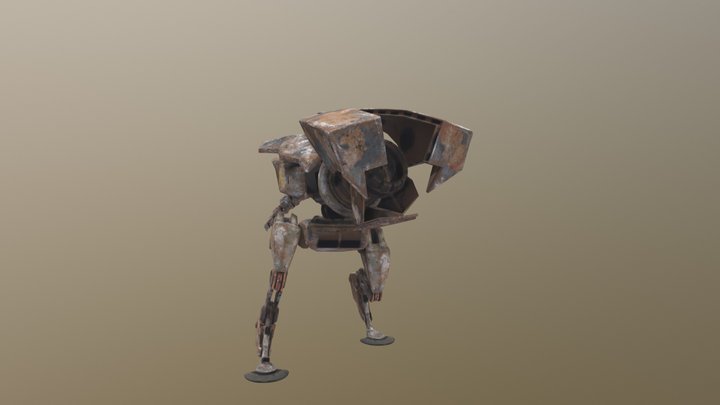 robo trex attack 1/4 3D Model