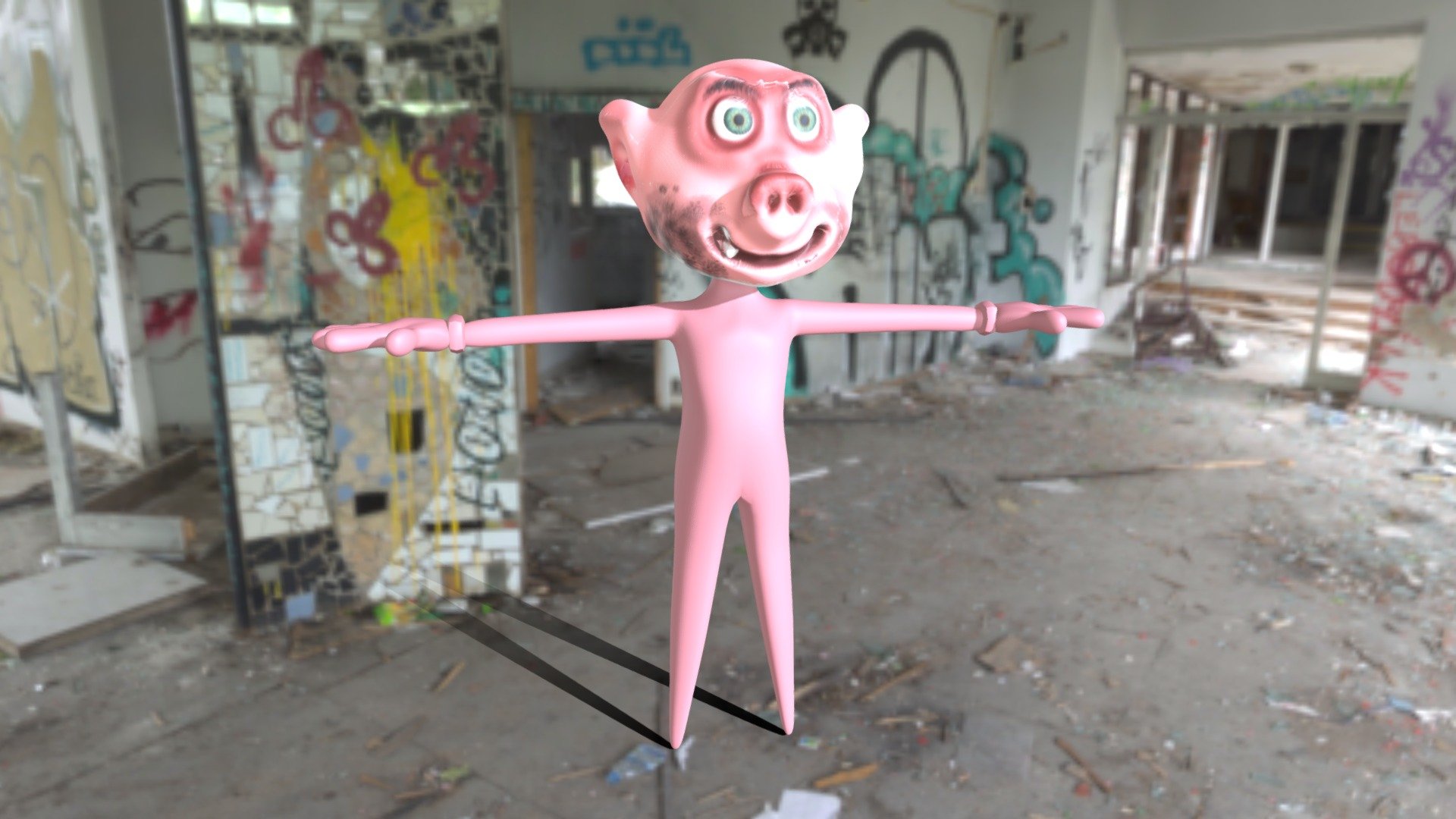 Cartoon Pig