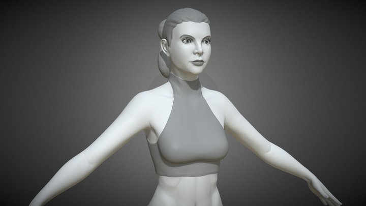 Character Sculpt - Female (Full Sculpt) 3D Model
