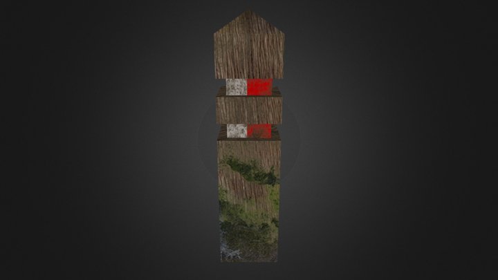 Paaltje - Sicilie 3D Model